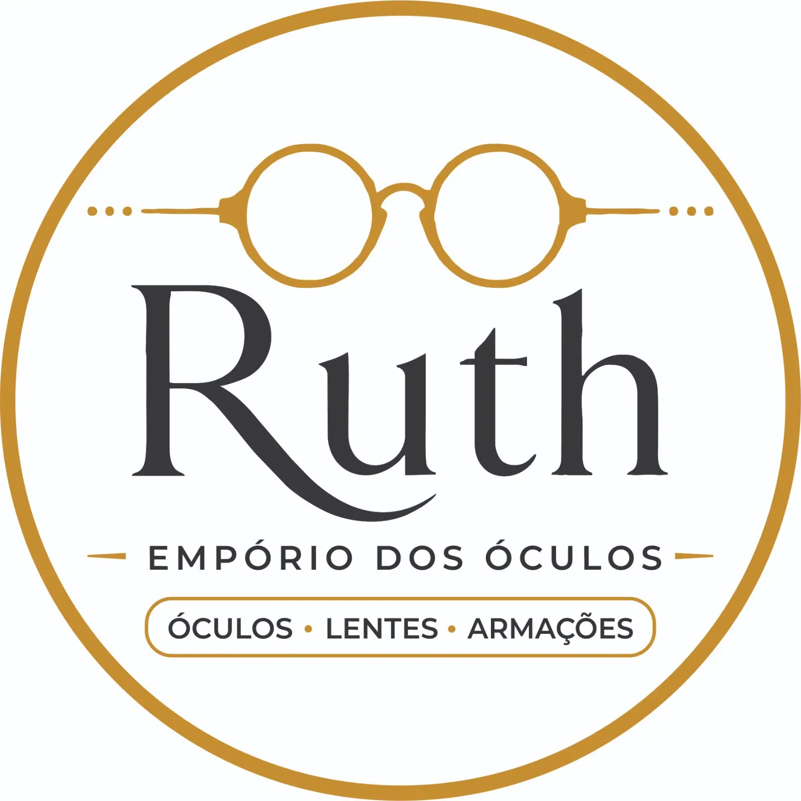 Logo oficial ruth emporio dos oculos setor garavelo aparecida de goiania goias brasil